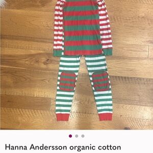 Hanna Andersson Festive Striped Pajama Set
